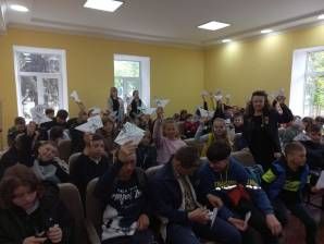 Акция «Zа мир без фашизма» в пгт. Мангуш