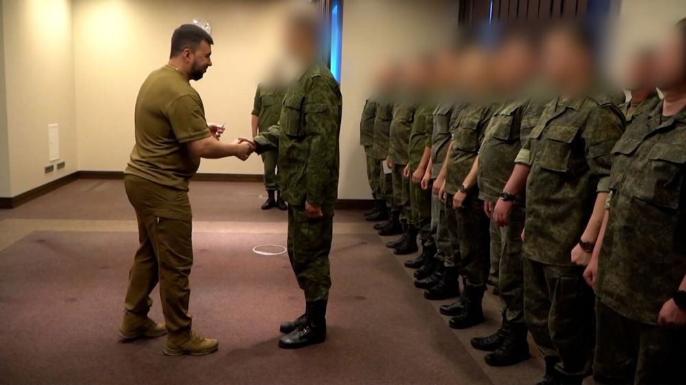 Пушилин наградил военнослужащих РФ за участие в освобождении населенных пунктов ДНР