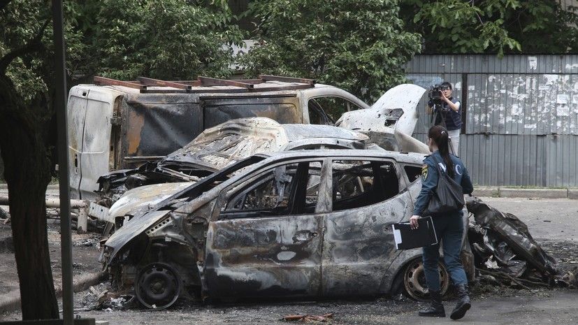 Женщина и ребёнок погибли в результате обстрела рынка в Донецке украинскими войсками