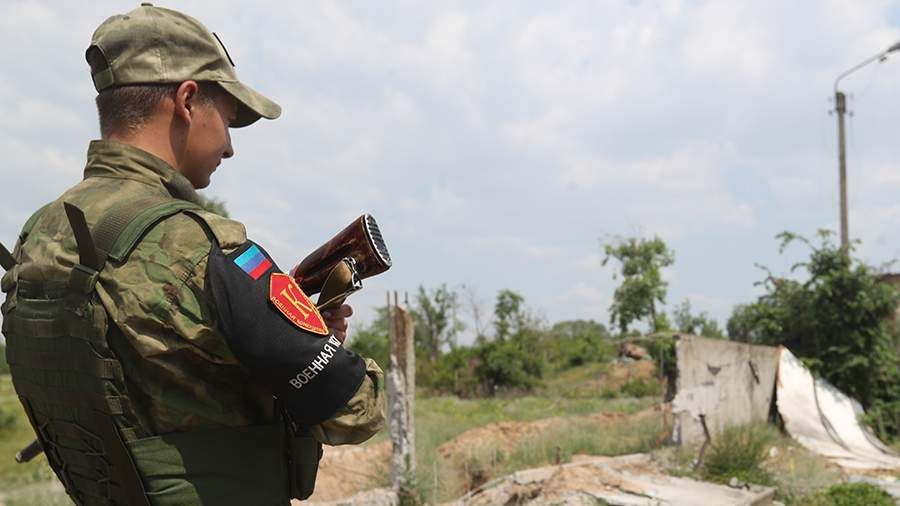 Народная милиция ЛНР работает в районе Северска