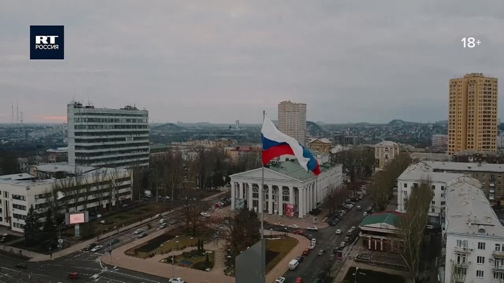 Председатель общественной палаты ДНР Александр Кофман — о раздаче гуманитарной помощи жителям Донецка