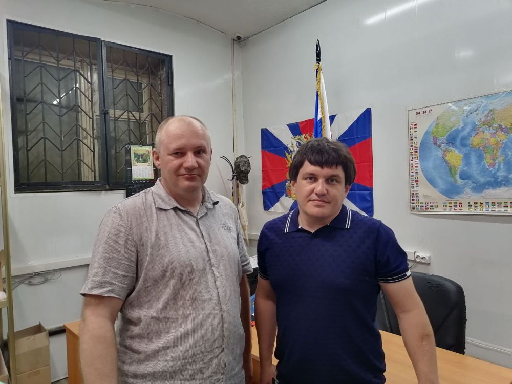 Сегодня МОО "Вече" принимала дорогого гостя - Героя Донецкой Народной Республики Ахру Авидзба, известного под позывным "Абхаз"