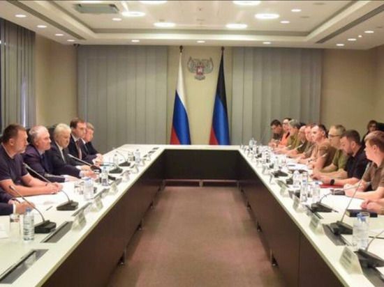 Источник: встреча Пушилина с Володиным прошла в здании администрации незадолго до обстрела