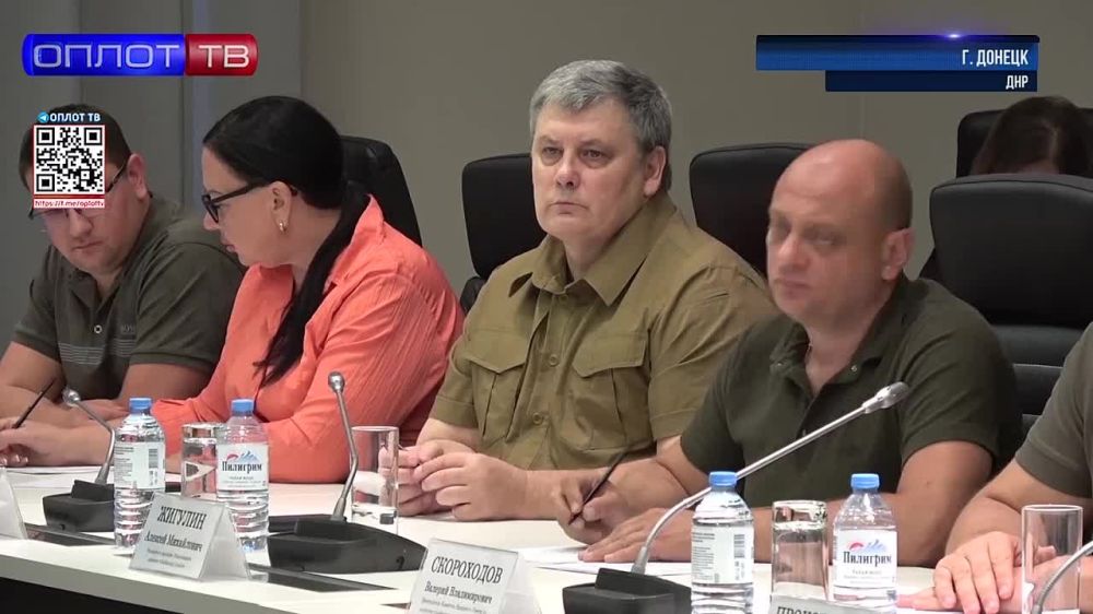 Денис Пушилин встретился Председателем Госдумы Вячеславом Володиным