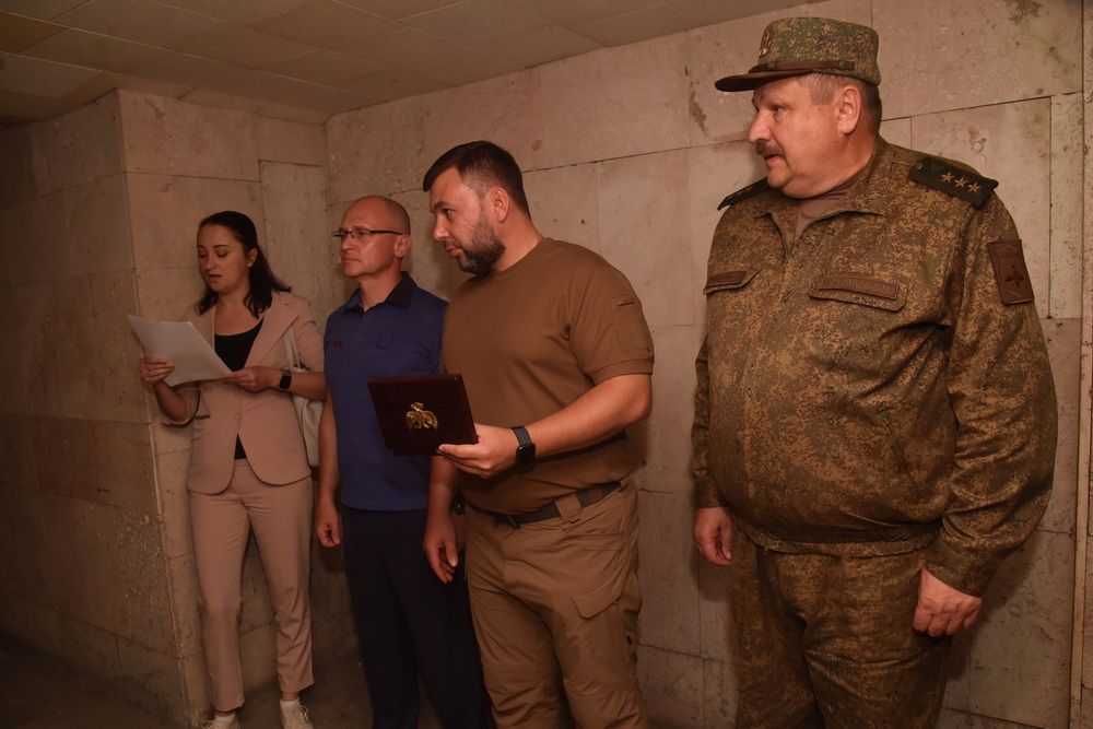 Денис Пушилин и Сергей Кириенко вручили медали «Золотая звезда» бойцам батальона «Сомали»