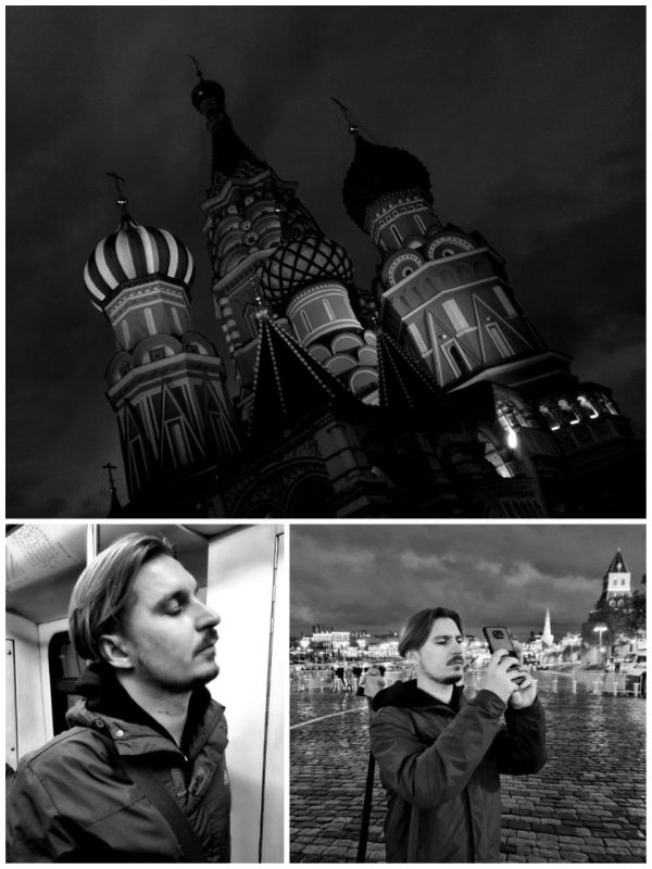 Денис Григорюк: Черно-белая Москва и я. Москва во второй половине осени прекрасна