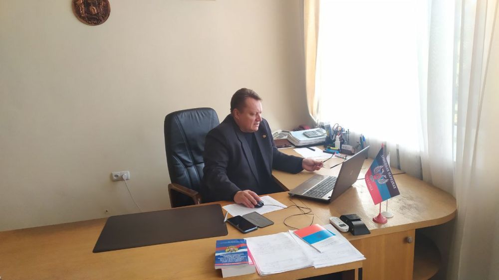 В Киевском районе г. Донецка состоялось собрание секретарей ПОО МО ОД «ДР» в online формате