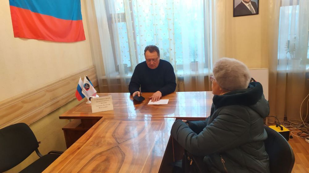 В общественной приемной Председателя Общественного Движения "Донецкая Республика" Д.В. Пушилина прошел прием граждан