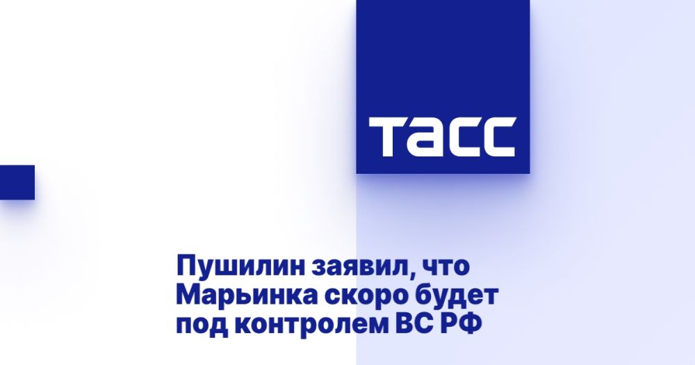 Пушилин заявил, что Марьинка скоро будет под контролем ВС РФ