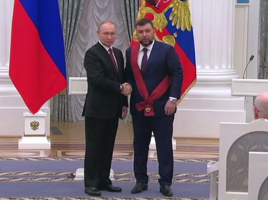 Денису Пушилину вручен орден "За заслуги перед Отечеством"