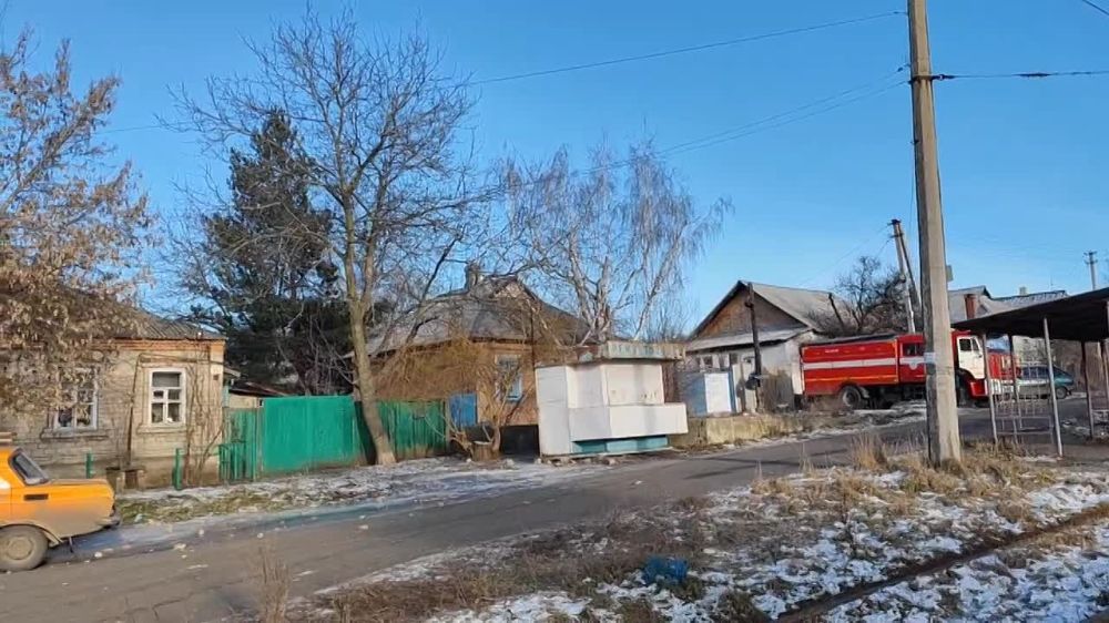 Последствия обстрела. Видео от Андрея Лысенко