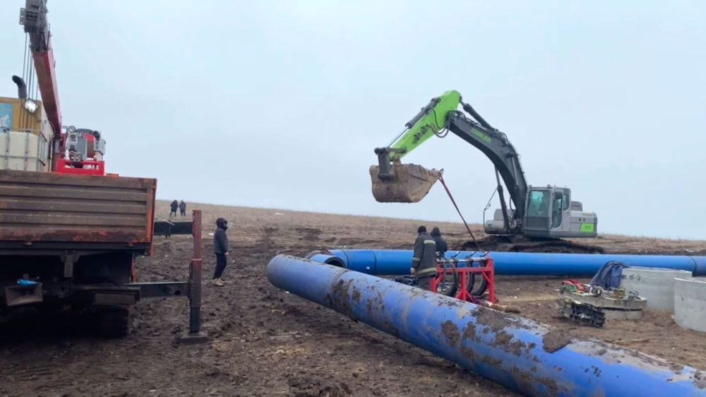 Военные строители возвели новый водовод в Донецке