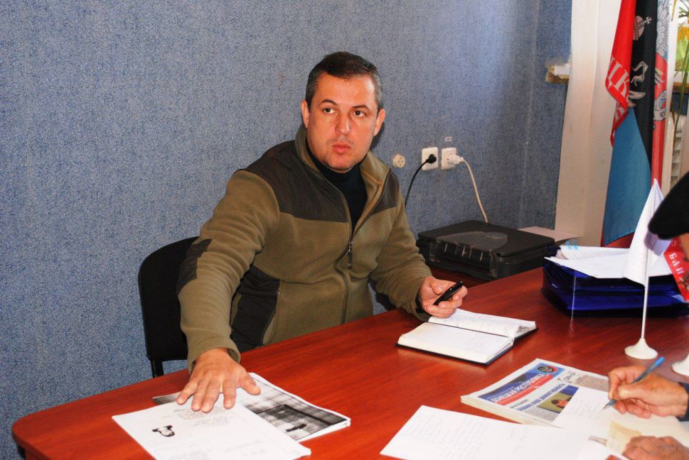 Приём депутата Народного Совета Донецкой Народной Республики Андрея Баевского в пгт. Александровка