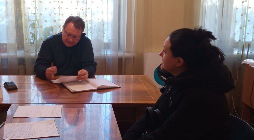 В администрации Киевского района г. Донецка, 6 марта, прошел прием главы администрации, Киевского района г. Донецка, секретаря местного отделения Общественного Движения «Донецкая Республика» - Валентина Левченко