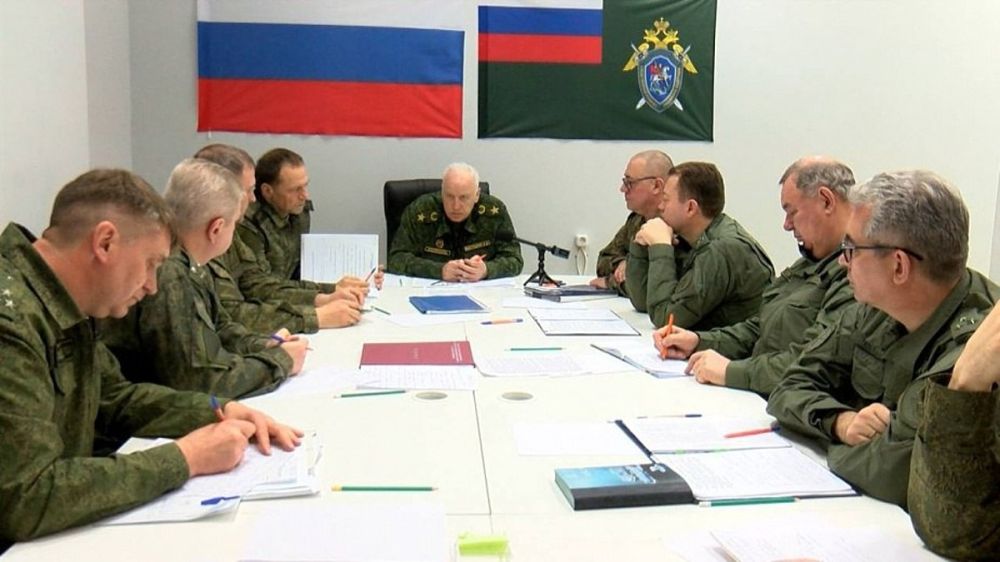 Председатель СК проверил, как идут расследования преступлений ВСУ