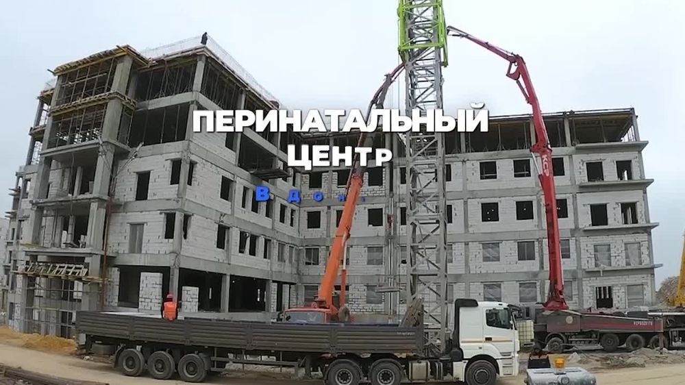 Марат Хуснуллин: В Донецке готов монолитный каркас шестиэтажного здания перинатального центра
