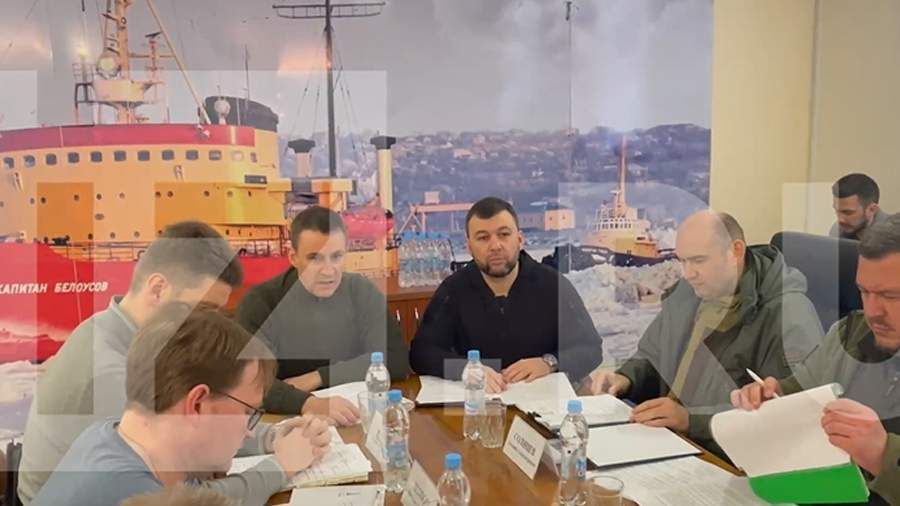 Патрушев и Пушилин обсудили запуск зернового терминала в Мариуполе