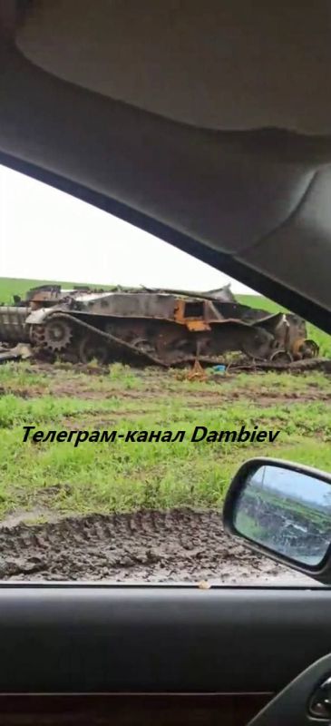 Чингис Дамбиев: Еще одна уничтоженная на Донецком направлении украинская 152-мм самоходная гаубица