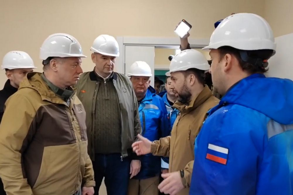 Марат Хуснуллин и Денис Пушилин ознакомились с ходом строительства и модернизации медучреждений Донецка