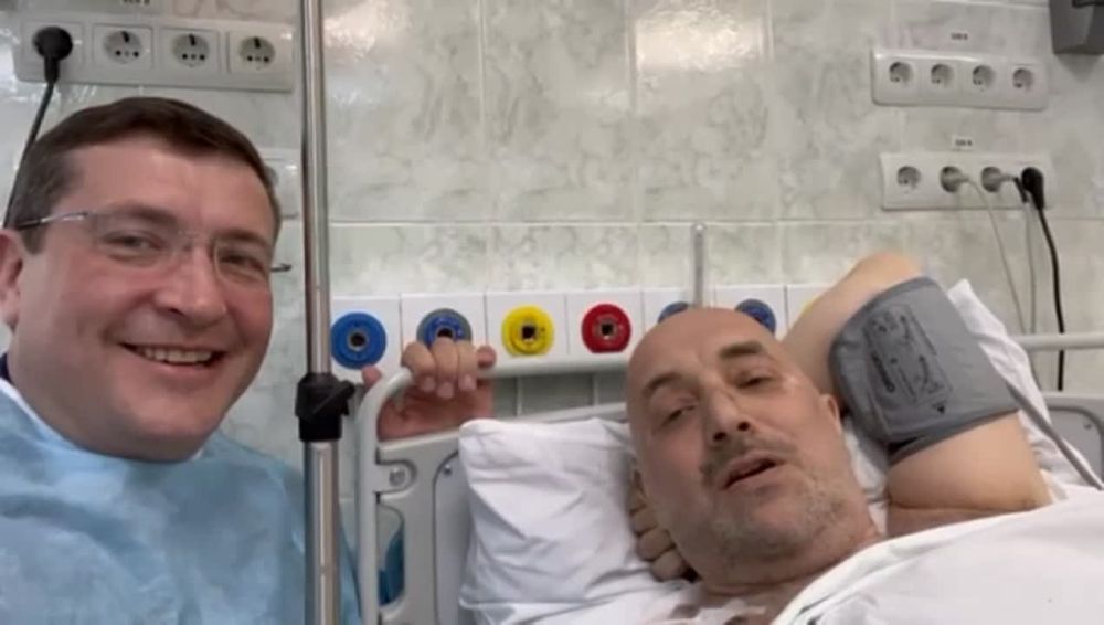 Губернатор Нижегородской области опубликовал видео с Захаром Прилепиным, на которого было совершено покушение