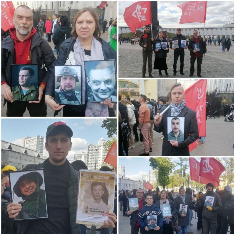 Парад. Бессмертный Взвод. Поклонная гора