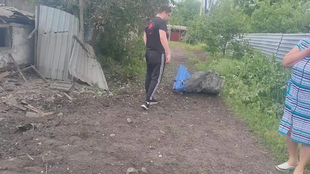 Последствия удара ВСУ по пос. Трудовские (Петровский район Донецк)