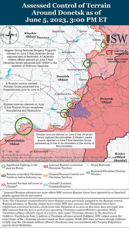 ������ �������: ��������� ISW ��������� ��������, ��� ��� �������� ������������ ����������� ������� �� ������ �������� � ������� ����������� ��������