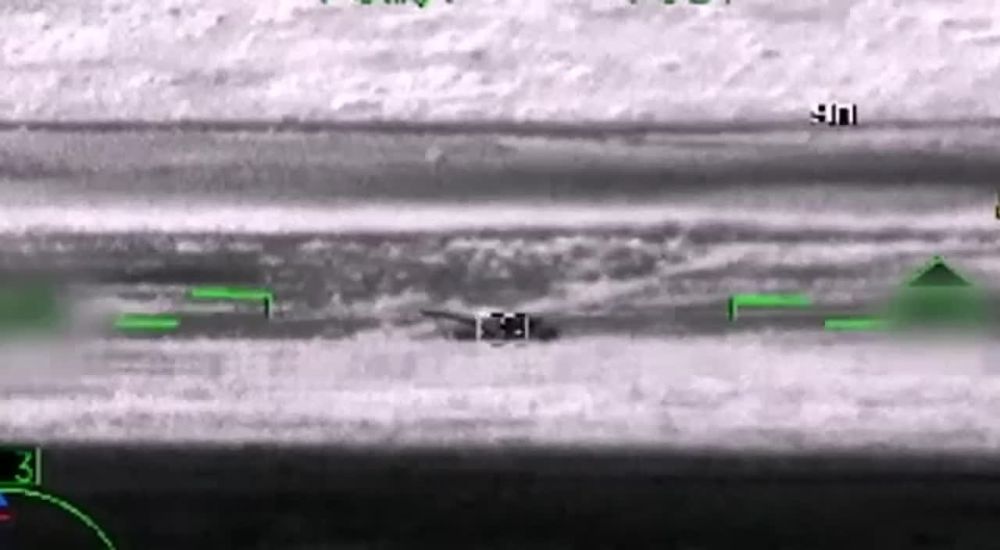 Юрий Котенок: Работа российского Ка-52 по украинской бронетехники