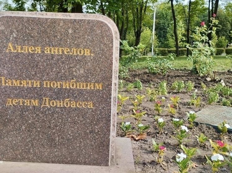 Аллею ангелов в центре Донецка ждет преображение