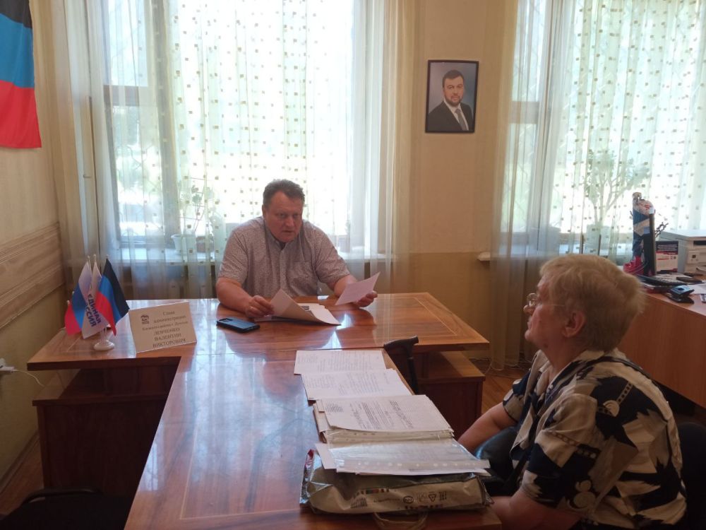 В общественной приемной партии "Единая Россия" прошел прием граждан