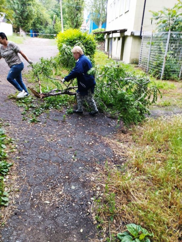 Василий Ткачук: В четверг, 29 июня, в рамках проведения акции «чистый четверг» силами предприятий, учреждений Калининского района г. Донецка организована уборка и наведение чистоты в районе