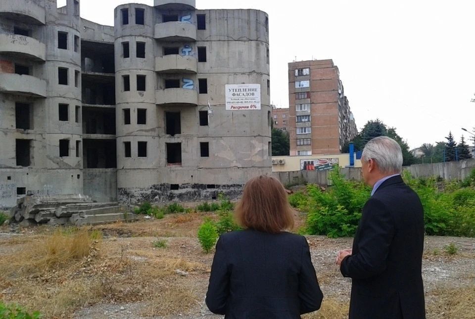 На возведение двух недостроев в Донецке выделили 250 миллионов рублей