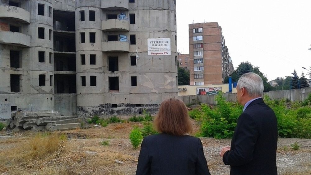 На возведение двух недостроев в Донецке выделили 250 миллионов рублей