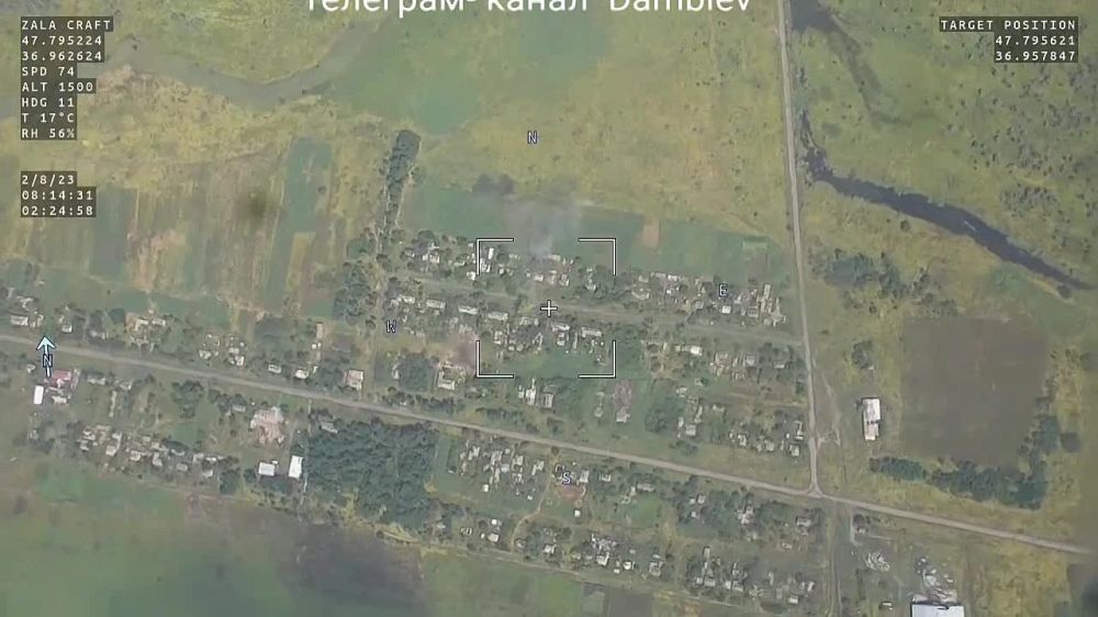 Чингис Дамбиев: Артиллеристы группировки V ВС РФ точным огнем накрыли группу пехоты украинских формирований, прибывшую в н.п. Золотая Нива на Южно-Донецком направлении