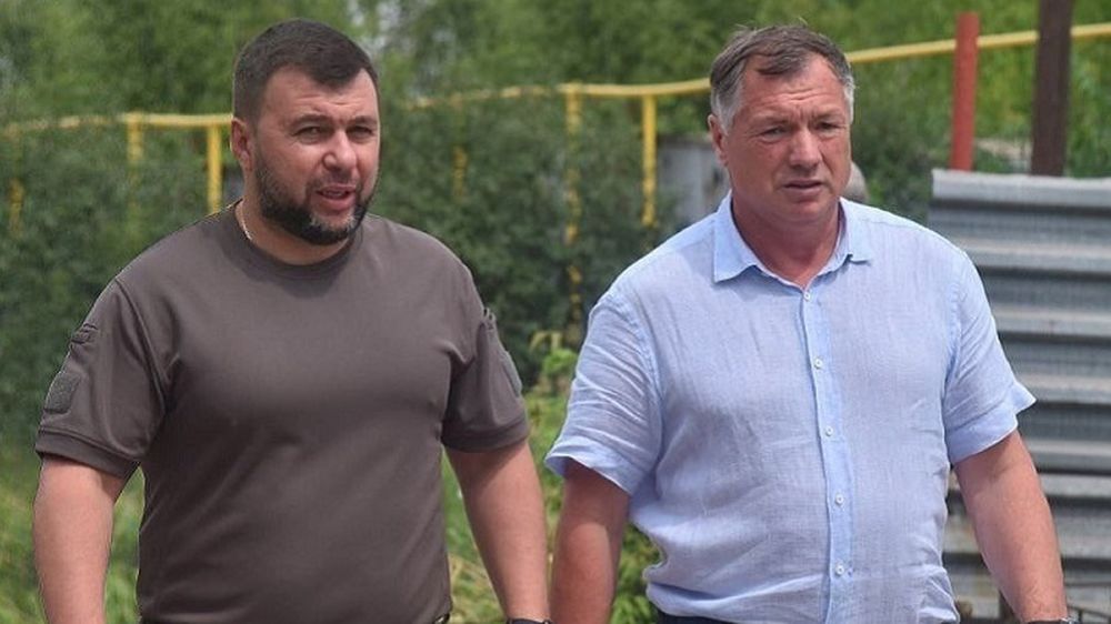 Пушилин поблагодарил Хуснуллина за беспрецедентные темпы восстановления Донбасса