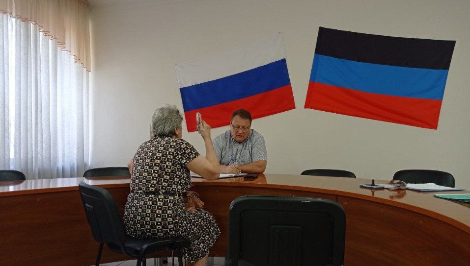 Сегодня, 14 августа, в администрации Киевского района г. Донецка, прошел личный прием главы администрации Киевского района г. Донецка - Валентина Левченко