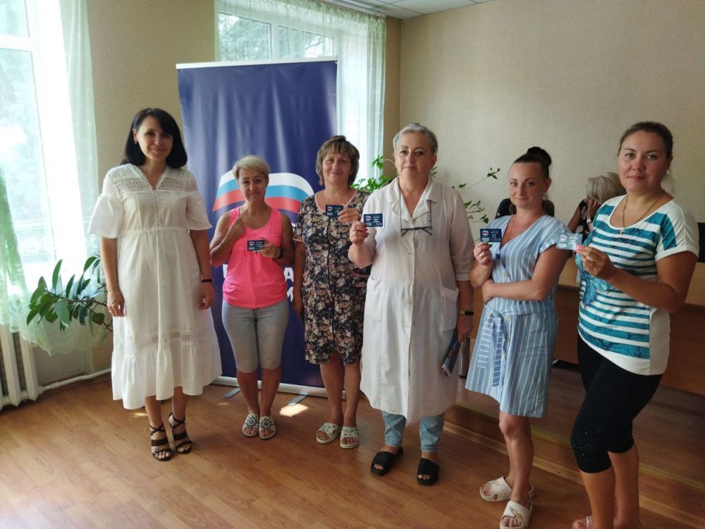 Василий Ткачук: Ряды Калининского местного отделения Всероссийской политической партии «Единая Россия» сегодня пополнились новыми партийцами