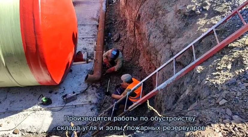 В пгт Троицко-Харцызск специалисты «Донбасстеплоэнерго» ведут строительство блочно-модульной котельной