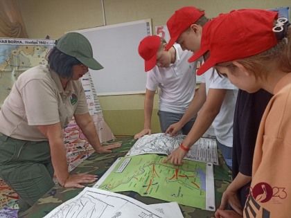 В Шахтерской гимназии прошёл патриотический квест