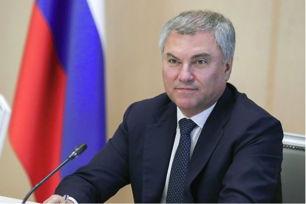 Вячеслав Володин поздравил депутатов с началом работы Народного Совета ДНР I созыва
