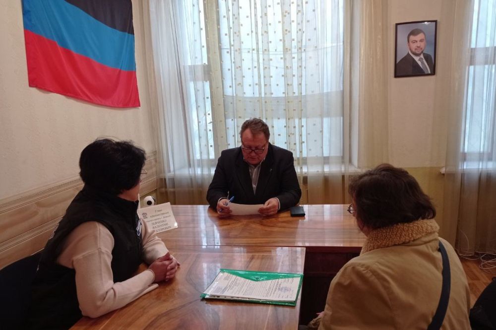 В общественной приемной партии "Единая Россия" прошел прием граждан