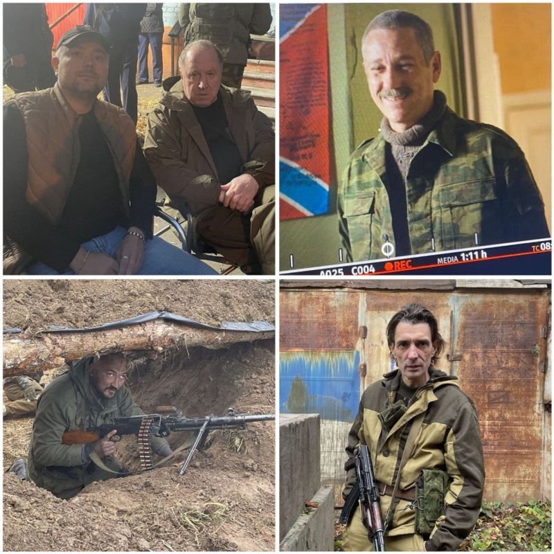 Со съёмок «Ополченского романса»