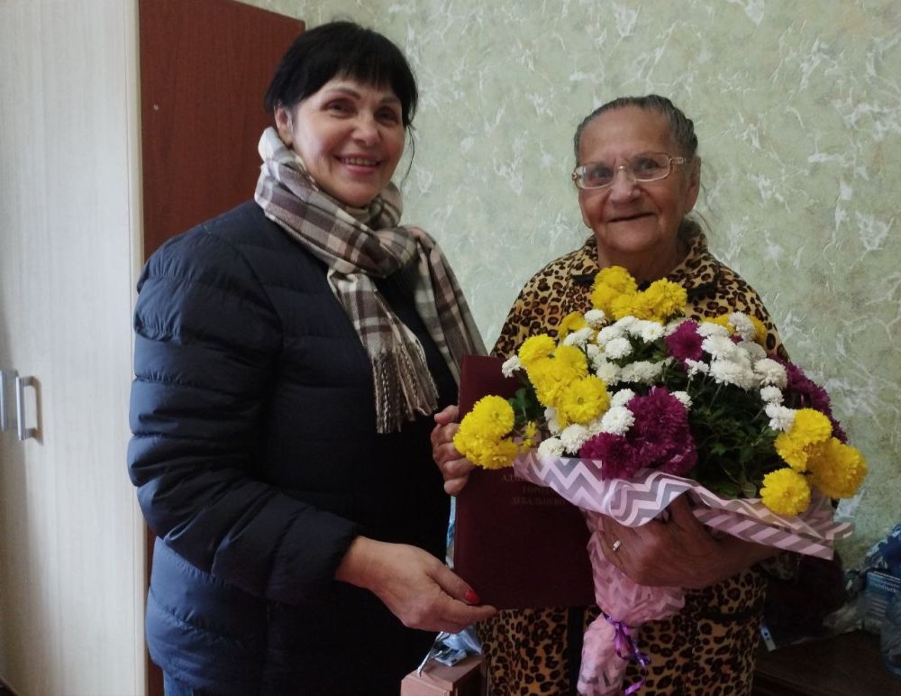 Поздравляем долгожителя города Дебальцево