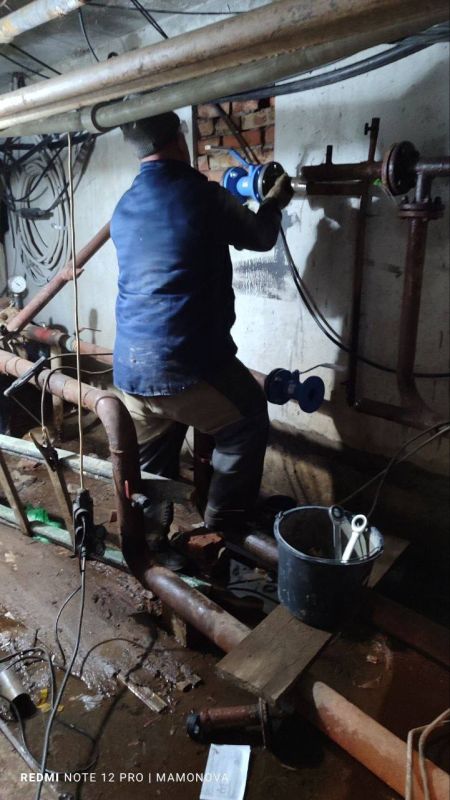 Василий Ткачук: Сегодня на территории Калининского района велись ремонтные и восстановительные работы по: