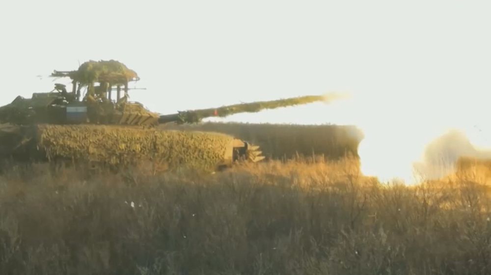 Танкисты уничтожили блиндаж с украинской пехотой внутри