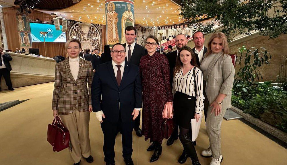 Масштабное мероприятие в Москве посетили представители Донецкой Народной Республики, которых возглавил заместитель Председателя Народного Совета ДНР Андрей Крамар