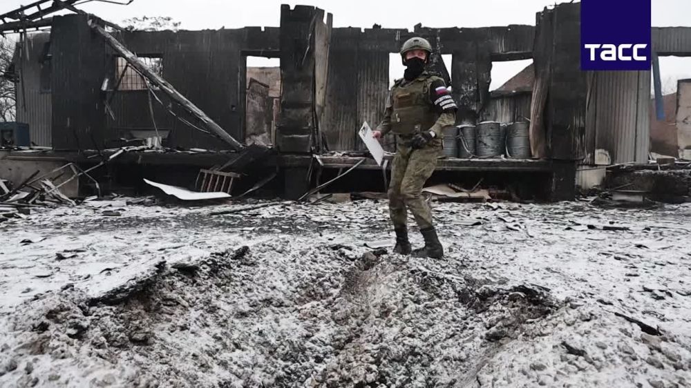 Последствия обстрела Буденновского района Донецка