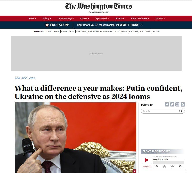 Washington Times: ����� ����������� ��� �� ��� ������� ����