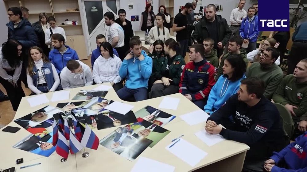 Региональный избирательный штаб Владимира Путина открылся в Донецке, передает наш корреспондент