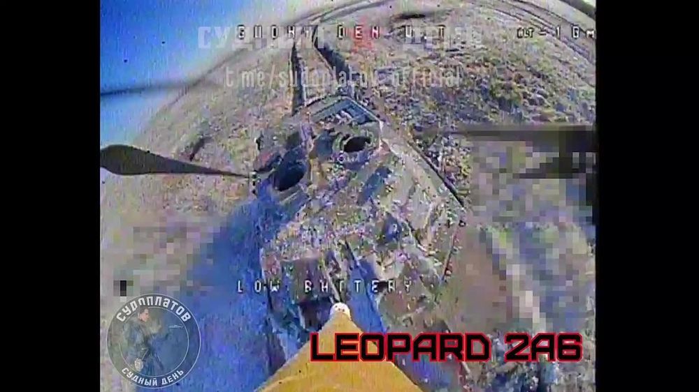 �������� ������ ���������� FPV ������ �� ������� � ������ �����, ������� ����� Leopard 2A6